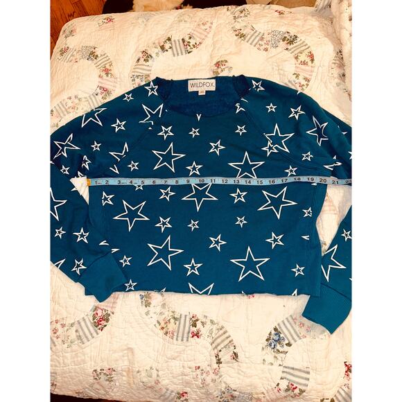 WILDFOX SEEING STARS VALLEY PULLOVER SWEATSHIRT XS - Picture 4 of 5